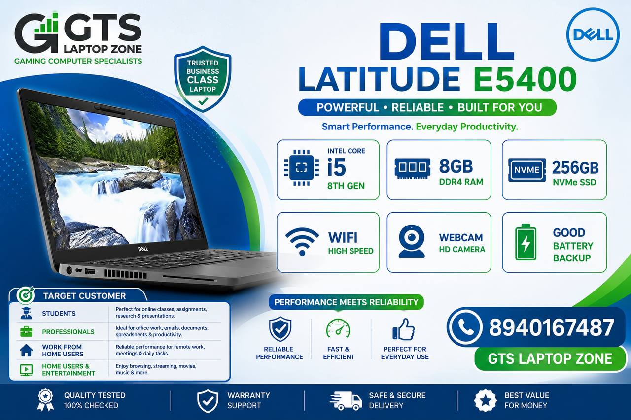 DELL LATITUDE E5400 I5 LAPTOP